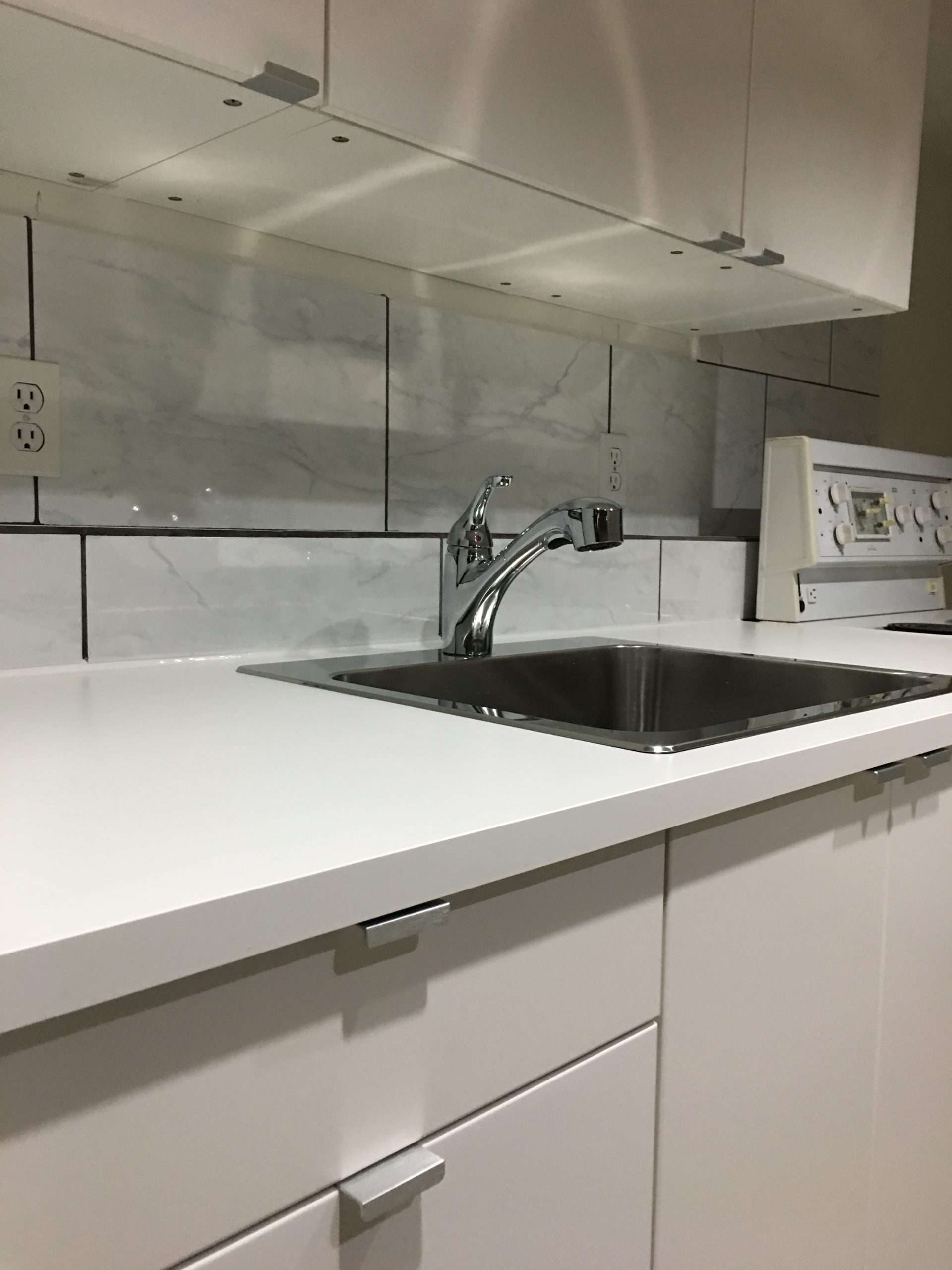 Sink in kitchen renovation